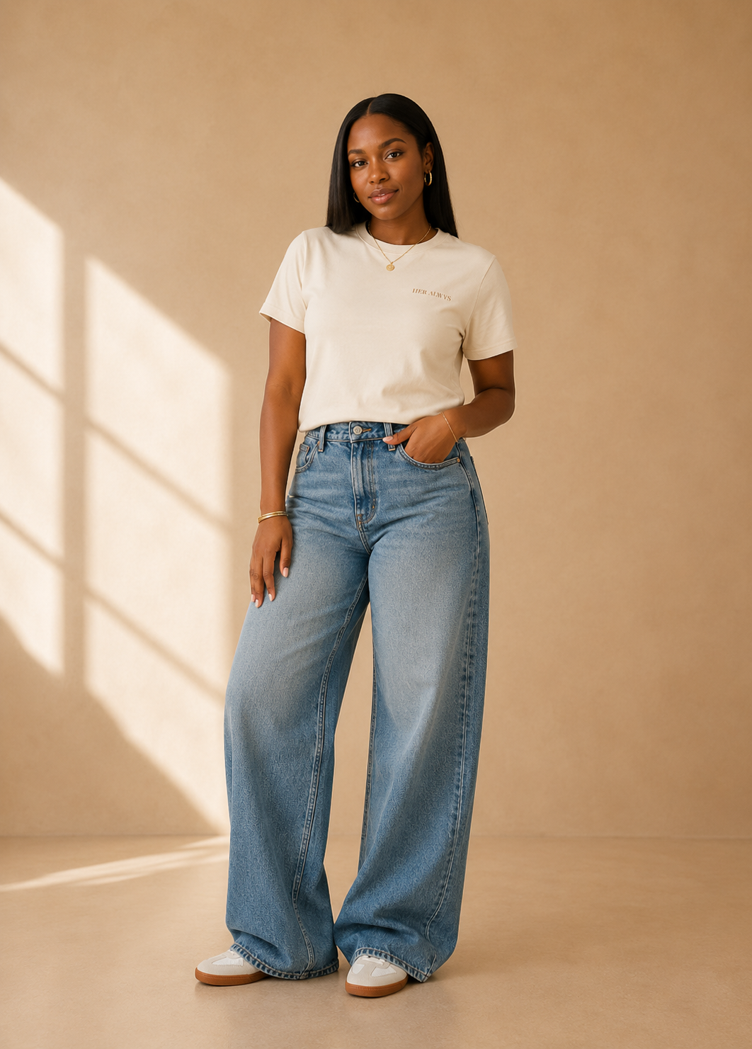 Vintage White Her Alwys Tee
