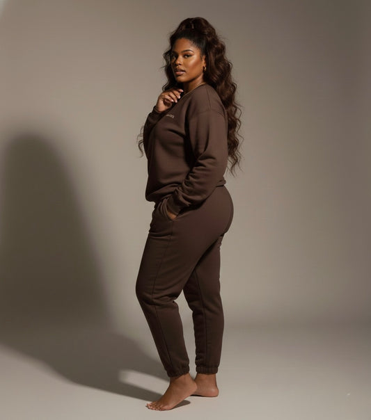 HER ALWYS Classic Crew – Brown