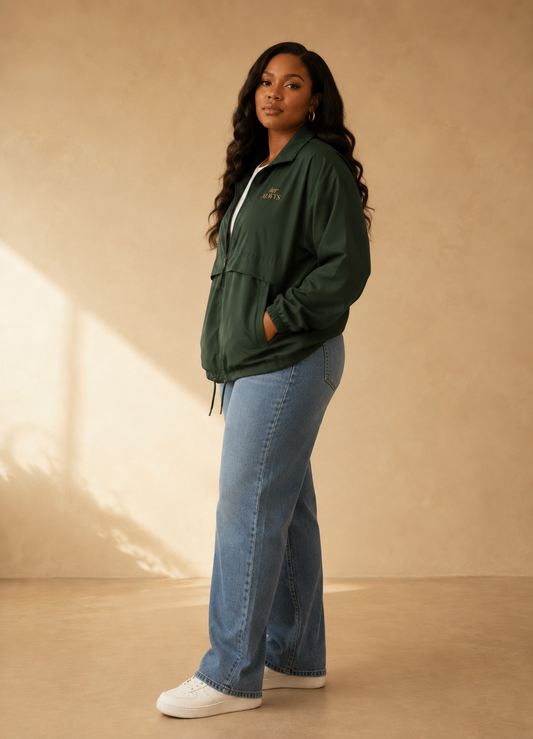 She Moves Windbreaker