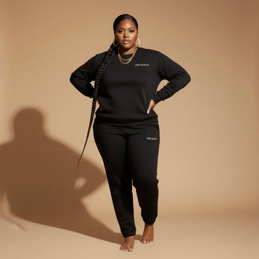HER ALWYS ALREADY HER Classic Black Sweatshirt
