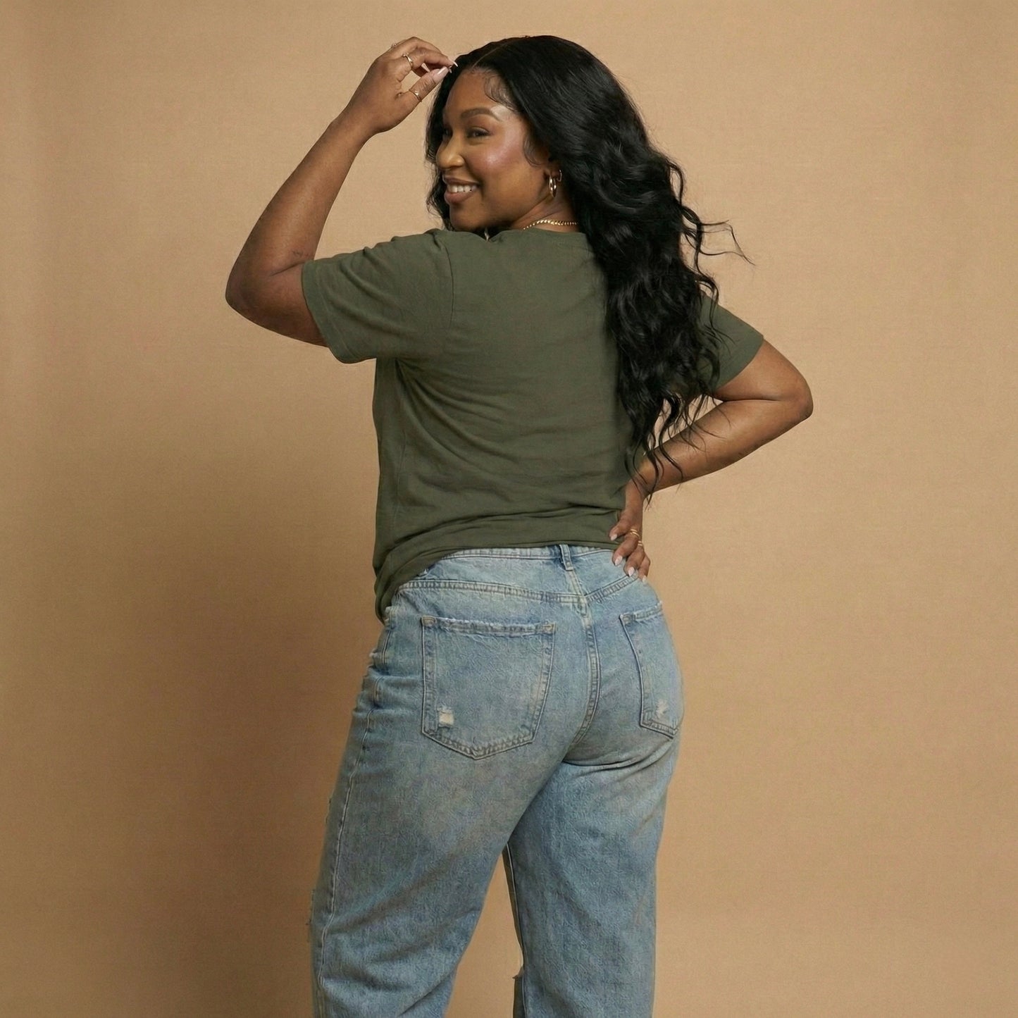 Already Her Tee- Military Green