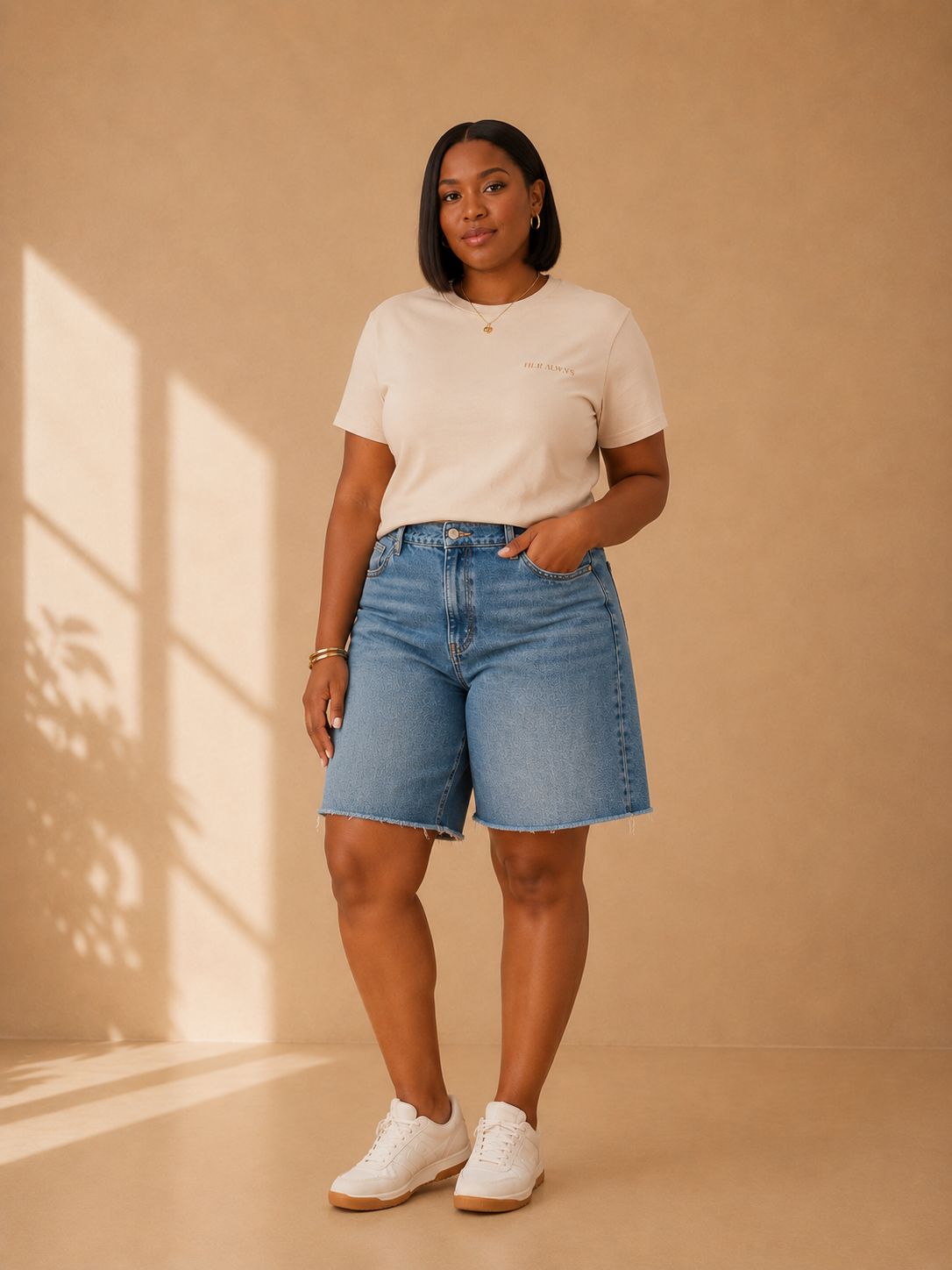 Vintage White Her Alwys Tee