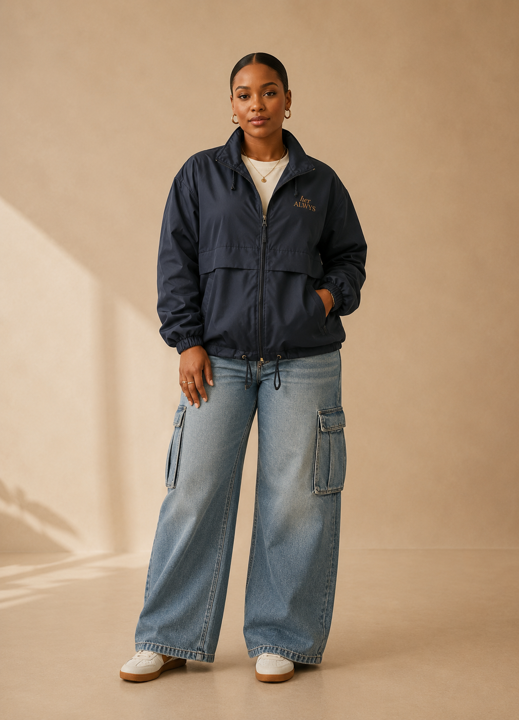 She Moves Windbreaker