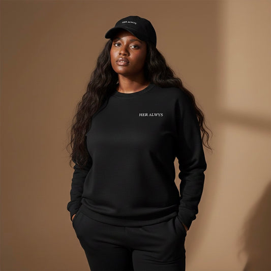 HER ALWYS Everyday Cap — White Thread