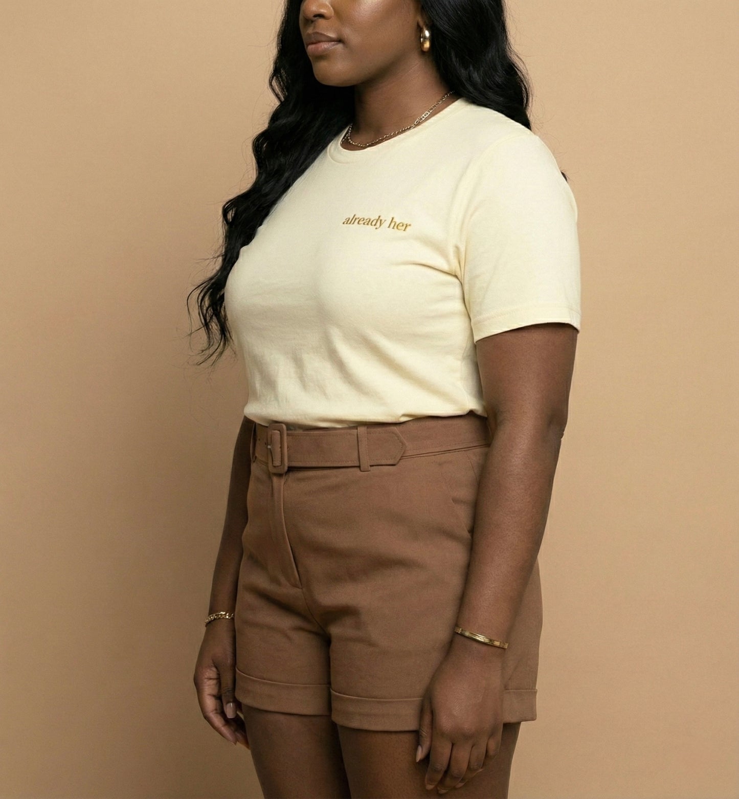 Already Her Tee- Cream