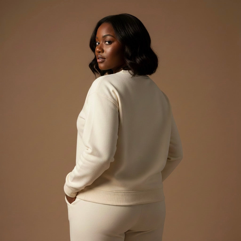 Signature Premium Sweatshirt – Cream