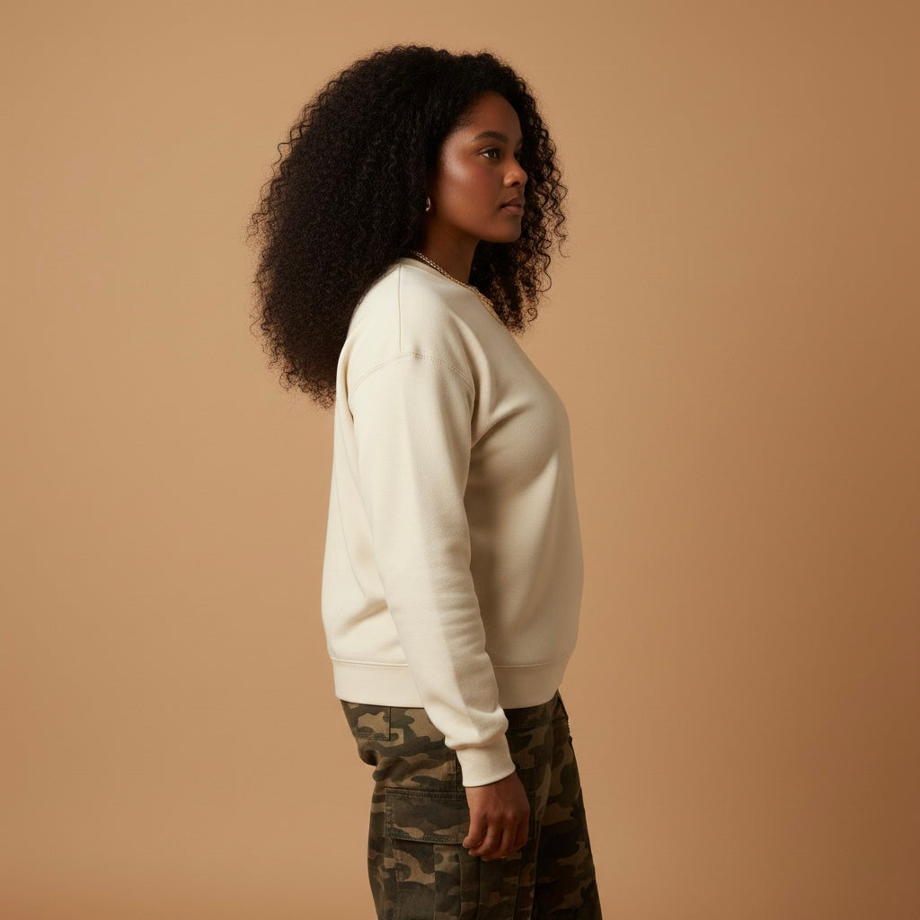 Already Her Crewneck- Cream