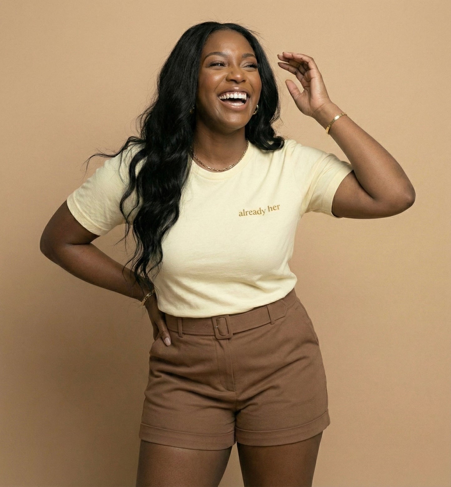 Already Her Tee- Cream