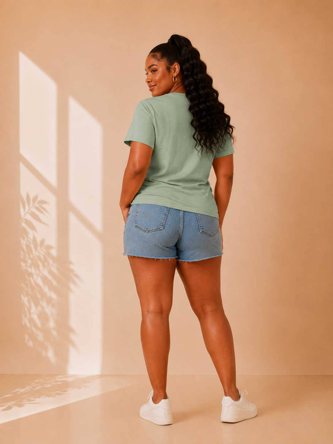 Sage Green Her Alwys Tee
