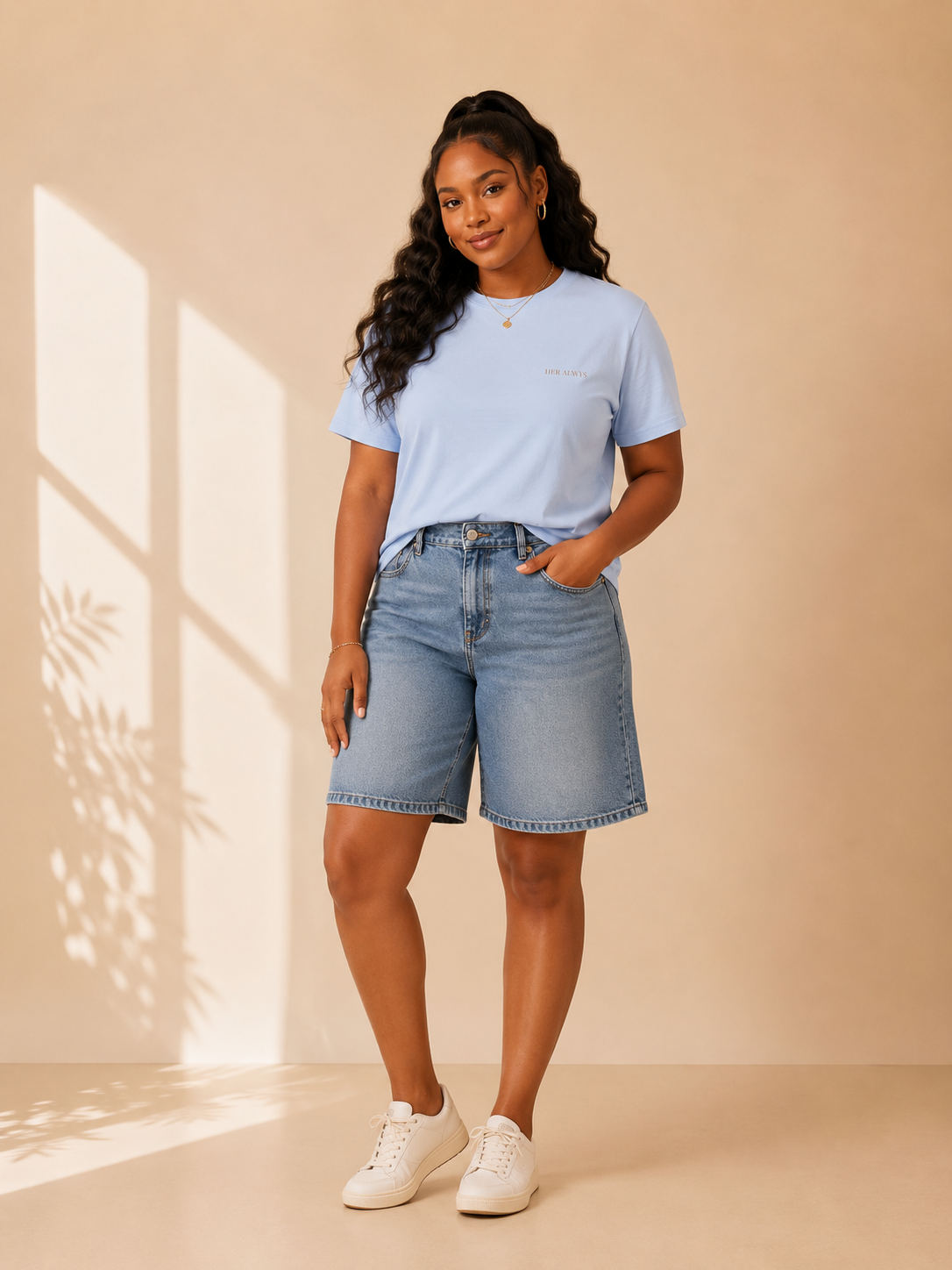 Baby Blue Her Alwys Tee