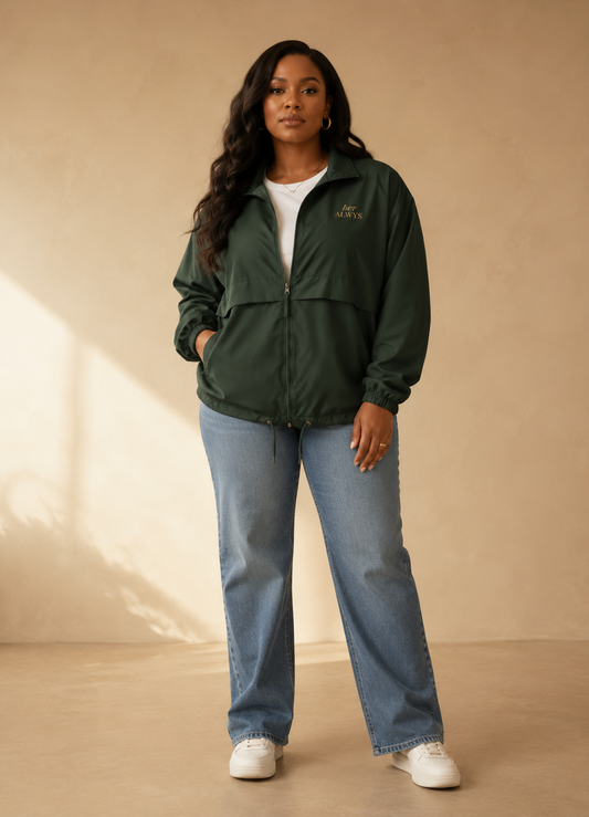 She Moves Windbreaker