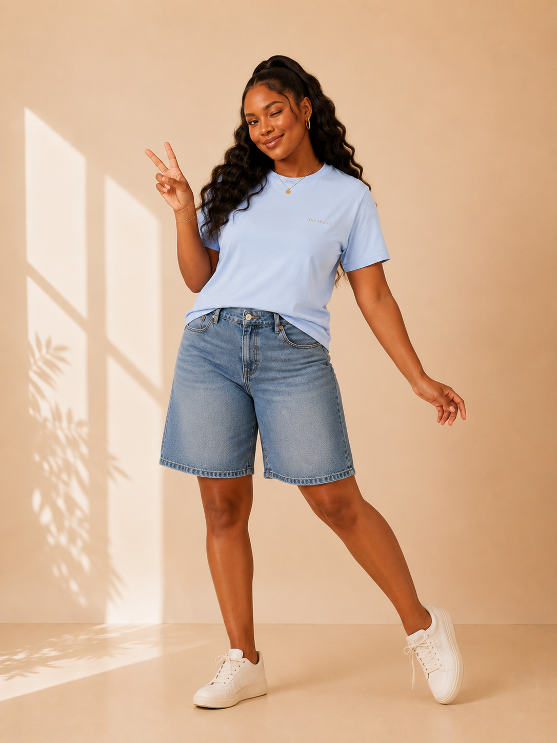 Baby Blue Her Alwys Tee