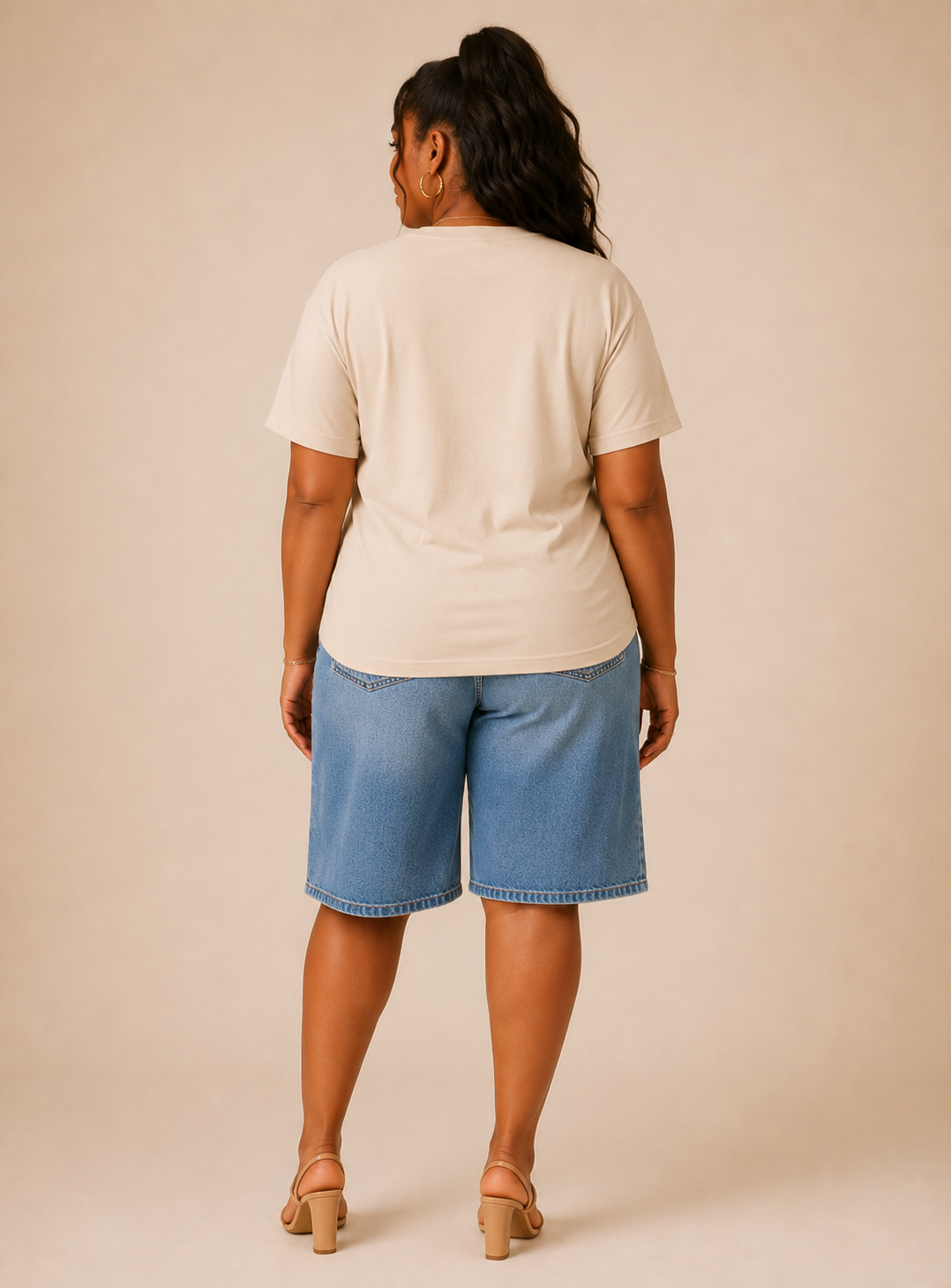 Her Alwys Light Tan Tee